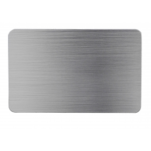 <strong>Silver brushed aluminium</strong>