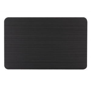 Black brushed aluminium