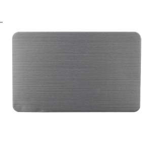 Long brushed aluminium
